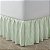 Laura Ashley Home - Saia de cama com babados de algodão, leve e estilo clássico (Riscas Verdes, Solteiro) - Imagem 3