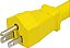 Adaptador de Cabo de Energia para RV Conntek 14222 de 1,5 pés, Plugue Macho de 15 A para Conector Fêmea Bloqueável de 50 A 125/250 Volts, Amarelo - Imagem 5