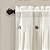Lush Decor Linen Button Farmhouse Valance, 84 W x 18 L, Off White - Rustic Valance For Window - Pleated Color Block Design With Coconut Husk Button Detail
Tradução: Lush Decor Linen Button Farmhouse Valance, 84 - Imagem 2