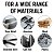 Broca de Contratante de Aço de Alta Velocidade Preto & Dourado com Haste Reduzida de 1-15/32 e 3-Flat 1/2 Shank, Série KFD3F da Drill America - Imagem 2