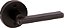 Trava da porta de passagem Kwikset 720HFLRDT-26D Halifax Lever com Round Rose, com fechadura 6AL e acabamento em cromo acetinado. - Imagem 4