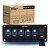 Painel de Interruptores Rocker Nilight 5 Gang Azul com Iluminação Traseira PD Type C e Carregador USB Voltímetro à Prova D'Água 12V 24V DC Rocker Switch com Adesivos Brilhantes Not - Imagem 1