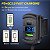 Painel de Interruptores Rocker Nilight 5 Gang Azul com Iluminação Traseira PD Type C e Carregador USB Voltímetro à Prova D'Água 12V 24V DC Rocker Switch com Adesivos Brilhantes Not - Imagem 3