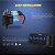 Painel de Interruptores Rocker Nilight 5 Gang Azul com Iluminação Traseira PD Type C e Carregador USB Voltímetro à Prova D'Água 12V 24V DC Rocker Switch com Adesivos Brilhantes Not - Imagem 4
