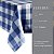 Toalha de mesa Elrene Home Fashions Farmhouse Living Buffalo Check, 60 x 120, Azul/Branco - Imagem 3