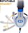 Fone de ouvido com fio Anivia Over Ear com microfone - Fones de ouvido com som surround estéreo, fone de ouvido para jogos com microfone HD, graves, isolamento de ruído, controle de volume para várias plataformas. - Imagem 2