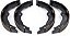 Sapatas de freio premium MAGMA PMB967B - Imagem 3