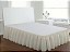 Roupa de Cama com Babado FRESH IDEAS, Comprimento Clássico de 14 polegadas, Estilo Franzido, King da Califórnia, Marfim - Imagem 3