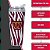Rico Industries NFL Futebol Glitter 24oz Copo de acrílico com tampa articulada, oficialmente licenciado Copo de parede dupla com glitter e canudo - Imagem 5