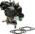 Carburador Completo Novo 1403-0001 Compatível com/Substituição para John Deere 440, 45 Combine, 450 Crawler, 55 Combine 102631AS, 10A18173, 14996, 17A40, - Imagem 4
