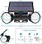 Luz de Segurança Externa Solar UCGG com Sensor de Movimento e Cabeças Duplas, à Prova D'água IP65, Ângulo Amplo de 360°, 3 Modos com Controle Remoto, para Garagem, Jard - Imagem 2