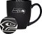 Caneca Bistrô Fosca 15oz NFL Football da Rico Industries - Para Bebidas Quentes ou Frias - Logo da Equipe Gravado para Sensação Única - Imagem 1