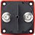 Interruptor de bateria Blue Sea Systems 6005 série m ON/OFF com chave, vermelho - Imagem 2