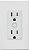 Tomada Inteligente Leviton ZW15R-1BW Decora com Tecnologia Z-Wave, 1 unidade, Branco - Imagem 1