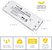 Armacost Lighting 860450 para Iluminação LED, com Cabo AC Removível, 45 Watts, Branco. - Imagem 2
