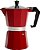 Cafeteira Clássica de Fogão e Espresso Primula, Moka Pot para Preparar Café Italiano e Cubano, Cafeteira Greca, Cafeteiras, 6 Xícaras de Espresso, Vermelho - Imagem 1