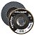 Weiler 31404 Wolverine Disco Flap Abrasivo 4-1/2 x 7/8 Furo do Eixo, 80 Granulação de Alumina de Zircônia, Tipo 27 Plano, Revestimento Fenólico, Dens - Imagem 1
