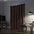 Painel de Cortina Sol Zero Noir Dimensional Térmico Extremo com Bloqueio Total de Luz, 132 cm x 213 cm, Terracota Laranja - Imagem 2