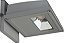 Caixa de Parede LED Nuvo 65/155, 15W / 1.650 Lm / 3000K, Cinza - Imagem 1
