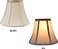 Abajur de Mesa Royal Designs, Inc. True Bell, Adaptador para Lâmpada UNO, Bege, 4 x 8 x 7.25, BS-704UT-8BG - Imagem 4
