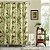 Tommy Bahama - Cortina de chuveiro de tecido, Decoração estilosa de banheiro listrada, Furos de gancho na parte superior (Palmiers Green, 72 x 72) - Imagem 1