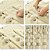 Cortina de janela de linho com pompons e franjas estilo Boho da Lush Decor (painel único), 52 de largura x 84 de comprimento, off-white. - Imagem 3