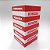 Torre de Viagem em Miniatura da Equipe de Viagem da NCAA Nebraska Cornhuskers - Jogo de Empilhamento de Madeira da Rico Industries - Imagem 1