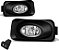 Luz de neblina do para-choque dianteiro do motor DNA MOTORING FL-ZTL-182-CH Lado do motorista e do passageiro Aumentar a visibilidade [Compatível com 04-05 Acura TSX] - Imagem 1