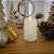 Coleção HGTV para Casa - Vela sem Chama com Movimento Real e Controle Remoto, em Marfim com Luzes de LED Branco Quente, Alimentada por Bateria, 7 polegadas. - Imagem 2