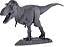 Bestas do Mesozoico: Tyrannosaurus Rex Cinza - Miniatura colecionável articulada de dinossauro em escala 1/35 - 14 - sem pintura - Imagem 1