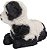 Hi-Line Gift Ltd. Pequeno Cordeiro Preto e Branco deitado, Preto; Branco - Imagem 4