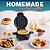Fabricante de Waffles Recheados Macios Antiaderente Elite Gourmet EWM380M, Waffles Gordinhos de 1,5 Polegadas, Batatas Fritas, Keto, Lanches, Sanduíche, Ovos, Fácil de Limpar, M - Imagem 4