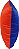 Capas de travesseiro College ETC DP18, 16 x 16, Boise State Broncos - Imagem 3
