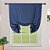 Cortinas de Amarrar CAROMIO para Janelas, 100% Blackout com Bolsos para Haste Ajustáveis para Cozinha, Cortinas para Café, 42x63 Polegadas - Imagem 1