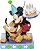 Enesco Disney Tradições por Jim Shore Pluto e Mickey Mouse Figurine de Bolo de Aniversário, 6.2 Polegadas, Multicolorido - Imagem 1