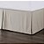 Saiote de cama de linho sob medida HiEnd Accents Hera, tamanho Super Queen, cor sólida de tan claro, estilo luxuoso de cama romântica shabby chic tradicional costeira. - Imagem 1