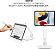 Doze South HoverBar Duo (2ª geração) para iPad / iPad Pro/Tablets | Braço ajustável com nova base ponderada de liberação rápida e braçadeiras de fixação para montagem do iPad (Branco) - Imagem 2