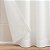 Cortina de janela com pregas franzidas Waverly Serendipity 10 com bolso para barra de cortina para sala de estar (1 painel), 50 pol x 95 pol, branca - Imagem 4