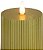 Vela sem Chamas com Movimento Real da Coleção HGTV Home Georgetown, Dourada com Luzes LED Brancas Quentes, Alimentada por Bateria, 9 polegadas - Imagem 3