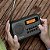 Rádio digital portátil Sangean PR-D18BK AM/FM com protetor de borracha (cinza/preto) Preto/ Cinza - Imagem 5
