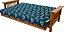 Capa de Futon College Covers Comfort West Virginia Mountaineers, Tamanho Completo (54 x 76 x 6) Adequado para Colchões de 6 e 8 - Imagem 3