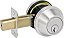 Fecho de segurança comercial Master Lock DSCHSD32D Heavy Duty de cilindro simples, Grau 2, com proteção contra arrombamento, acabamento cromado escovado - Imagem 1