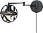 Braço de parede Globe Electric 51544 Tatum, Bronze Escuro, Lâmpada não inclusa - Imagem 1