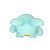 Luminária infantil coelhinho Goodnight Light, menta - Imagem 4