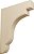 Ekena Millwork BKTW02X09X11BERW Bedford Suportes de Madeira, 1 3/4W x 8 1/2D x 11H, Borracha - Imagem 1