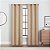 Cortinas com ilhós térmicas opacas ECLIPSE Andover Solid Tripleweave para quarto (2 painéis), 42 pol. x 84 pol., Bege - Imagem 2