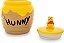 Pote de biscoitos com mel Hunny do Winnie the Pooh da Disney da Silver Buffalo em cerâmica esculpida 3D pintada à mão (pequeno). - Imagem 2