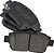 Pastilhas de freio TRQ Posi Ceramic dianteiras para Scion iQ XA XB Toyota Celica MR2 Echo - Imagem 3