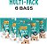 Petiscos para gatos Purina Friskies, fabricados em instalações nos EUA, Party Mix Meow Luau Crunch - Pote de 6 oz. - Imagem 2