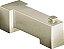 Moen S3896BN Coleção Bico de Banheira Moderno com Desviador 1/2 Polegada, Conexão Slip-Fit CC, Níquel Escovado, 0.5 - Imagem 1